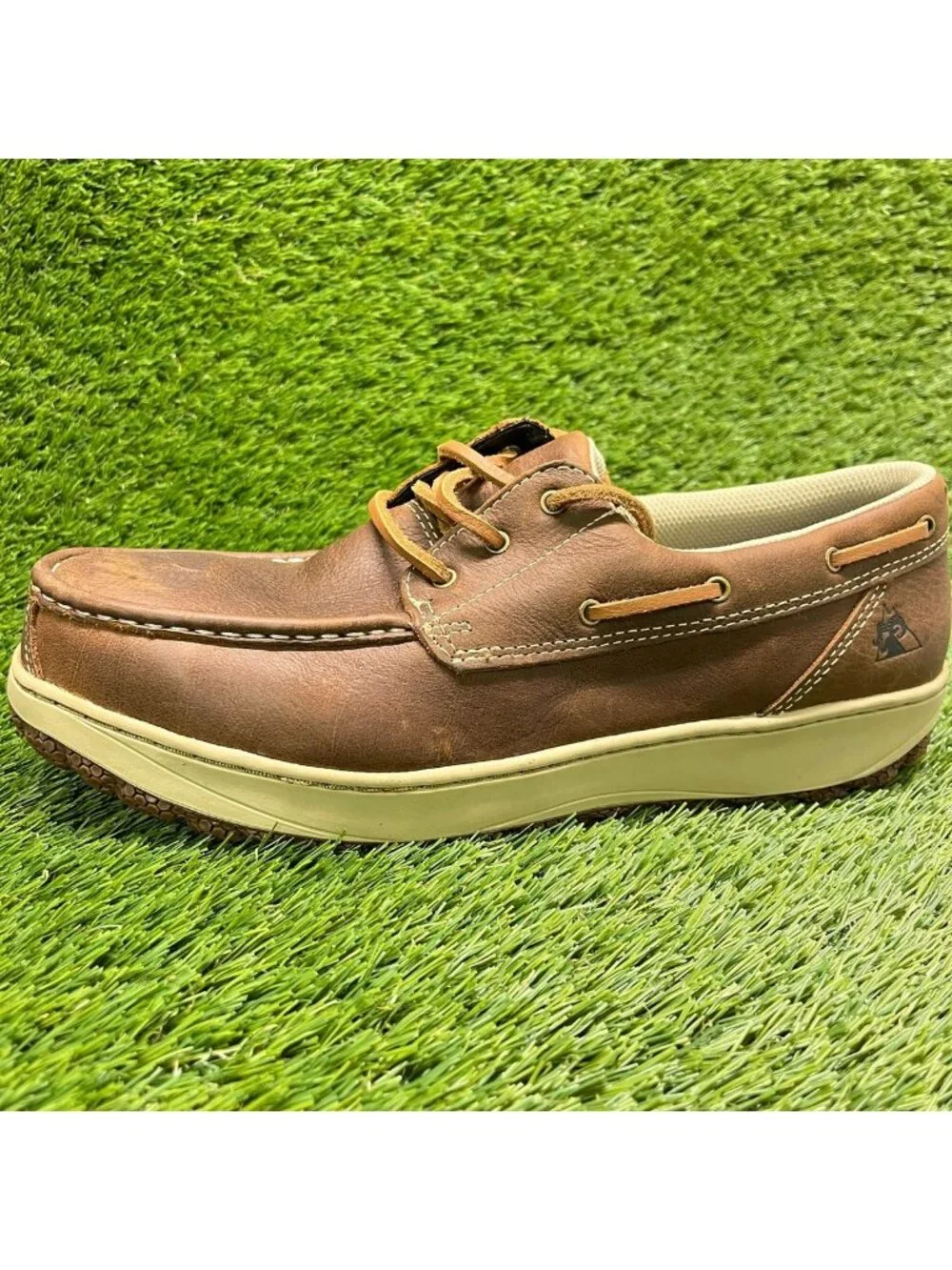 Rocky Dry-Strike SRX Mens Size 10.5 Brown Nano Composite Toe Safety Work Shoes